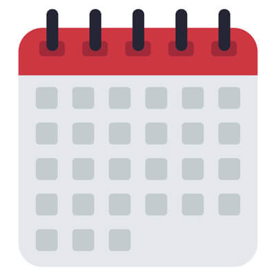 monthly calendar